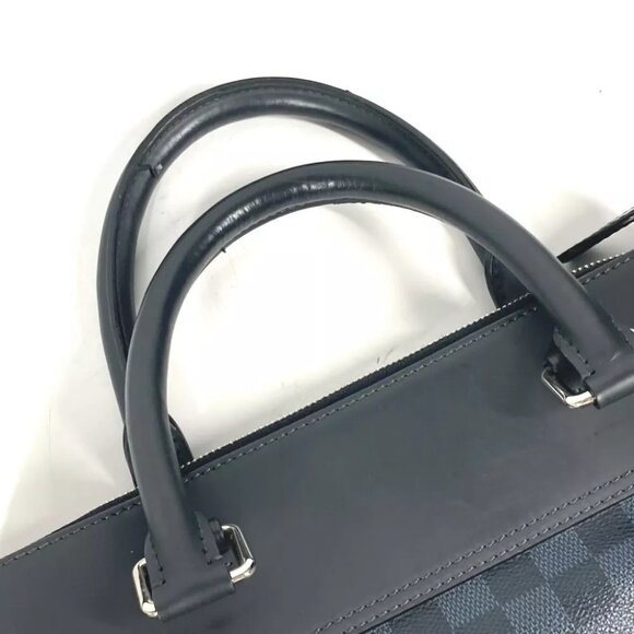 LOUIS VUITTON Damier Cobalt Greenwich Tote Bag Hand Bag Shoulder Bag - Picture 8 of 16